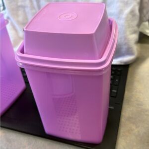Tupperware Purple Food Storage Container